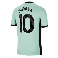 Camisa de Futebol Chelsea Mykhailo Mudryk #10 Equipamento Alternativo 2023-24 Manga Curta